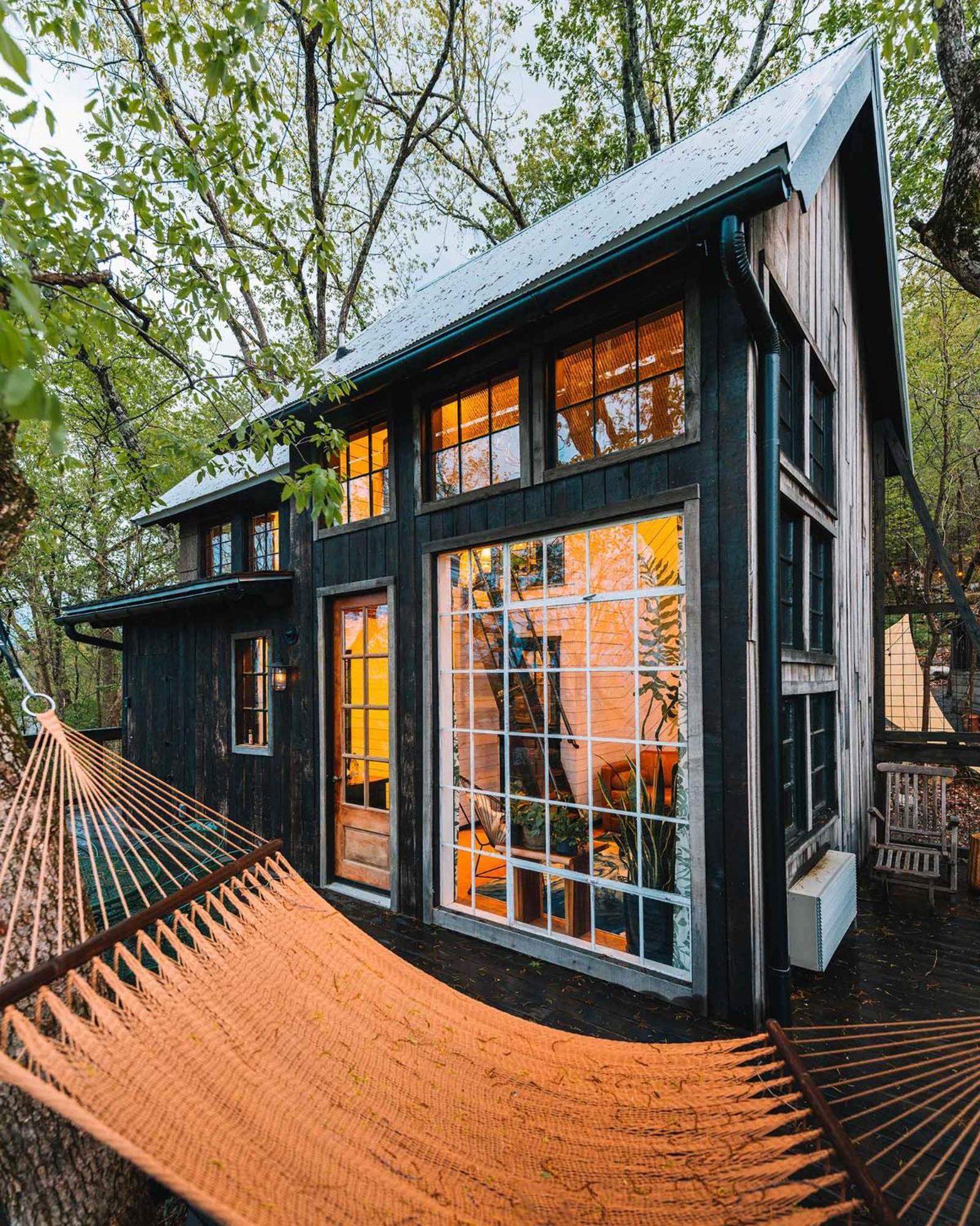 Treetop Hideaways: Wood Lily Treehouse In 채터누가 외부 사진